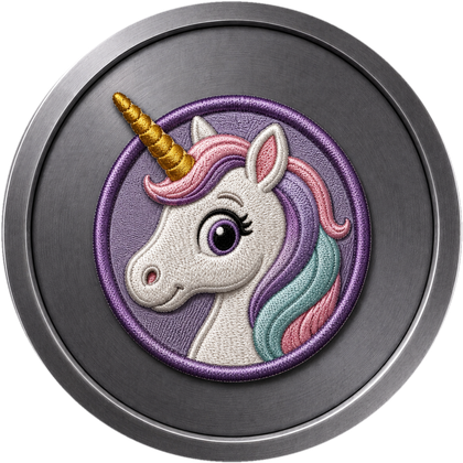 Team-Patch Einhorn