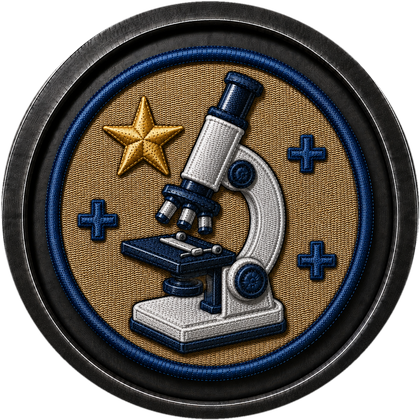 Team-Patch Mikroskop
