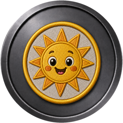 Team-Patch Sonne